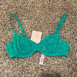 Savage X Fenty Flocked lined bra - size 36B